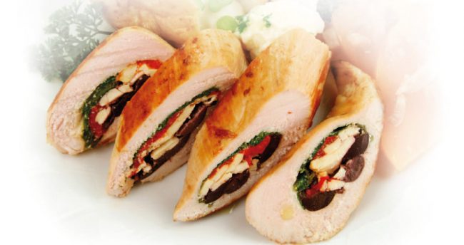 Receta pollo relleno