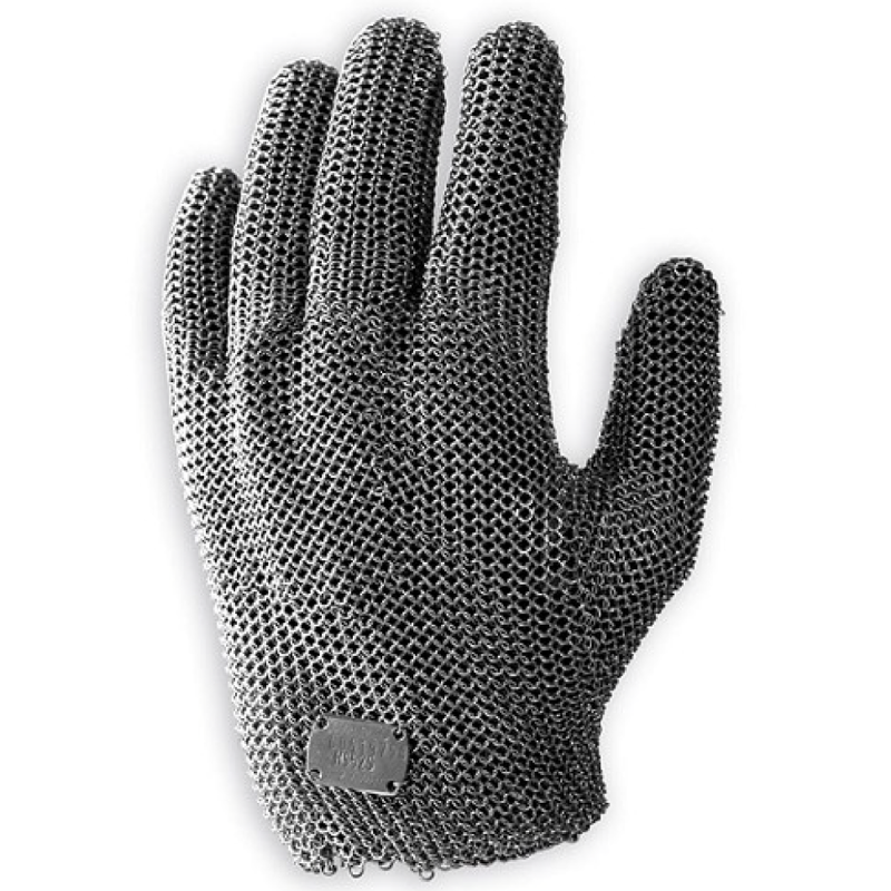 Guantes de metal, guantes a prueba de cortes, guantes protectores a prueba  de cortes, guantes de carnicero para cortar carne y cortar carne (tamaño