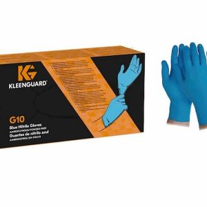 Guantes de nitrilo azul